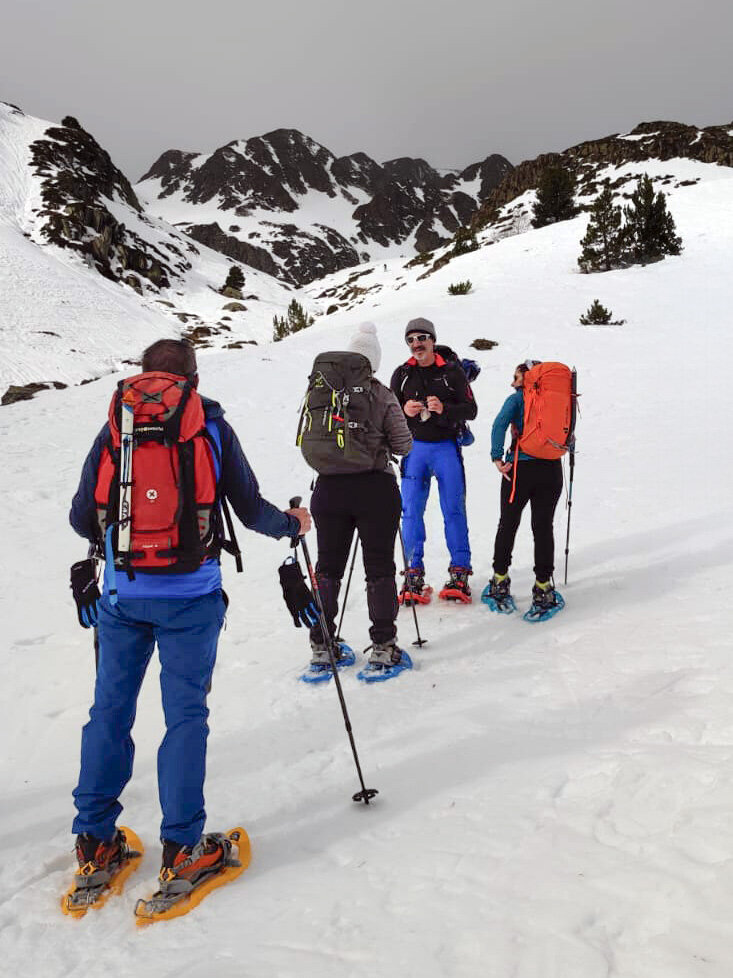 Raquetas de nieve en Tavascán