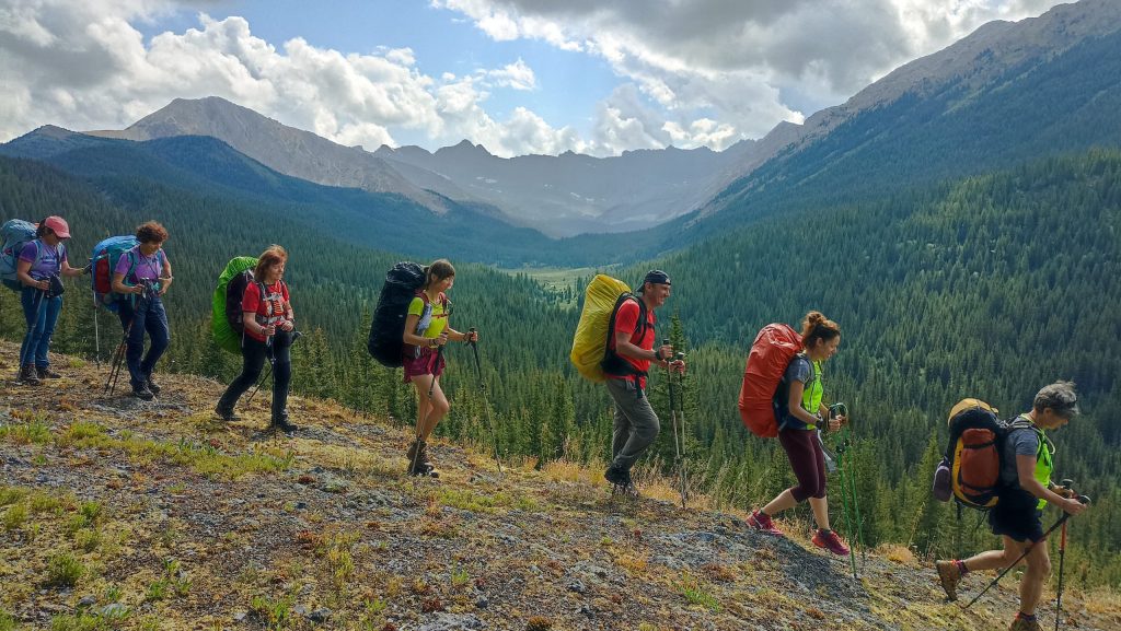 Trekking en las Rocosas de Canadá