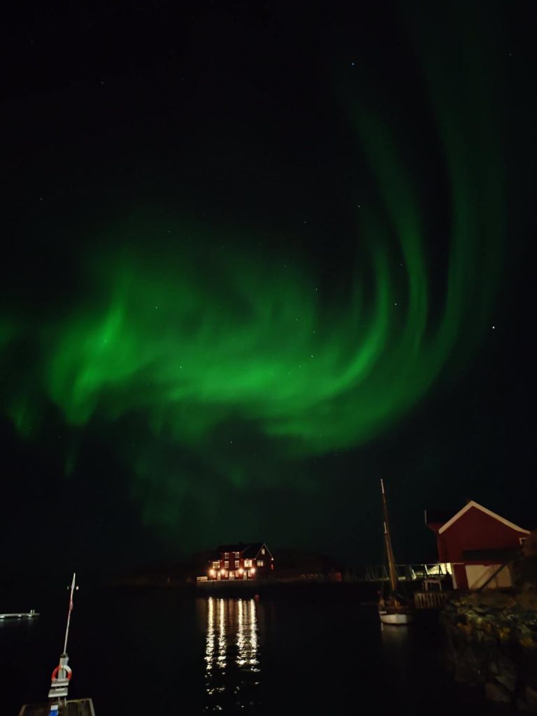 Auroras boreales en Lofoten