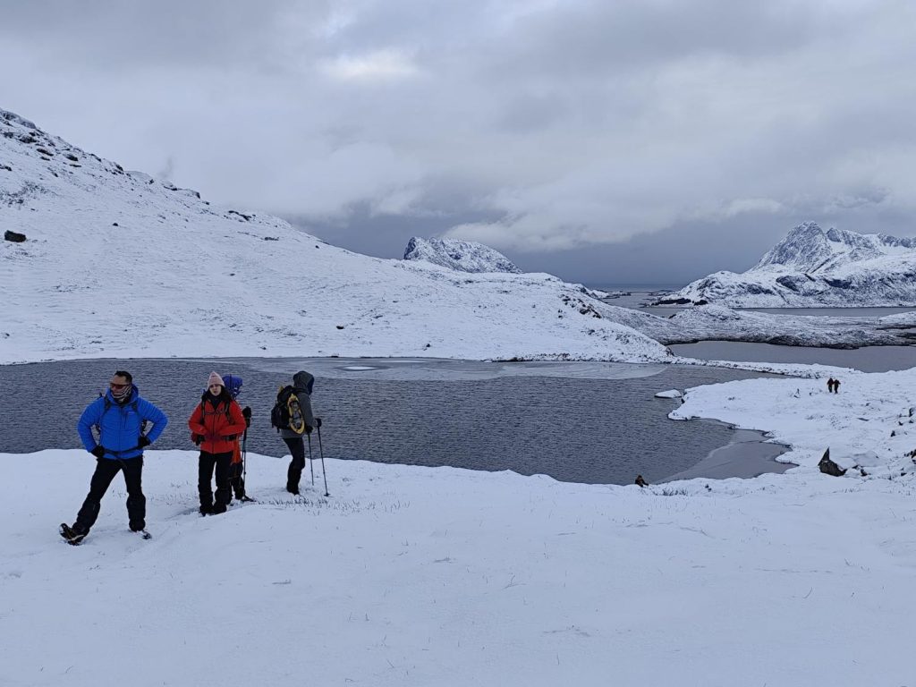 Raquetas de nieve en Lofoten