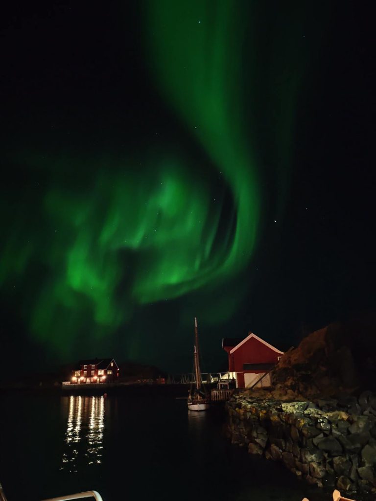 Aurora boreal en Lofoten