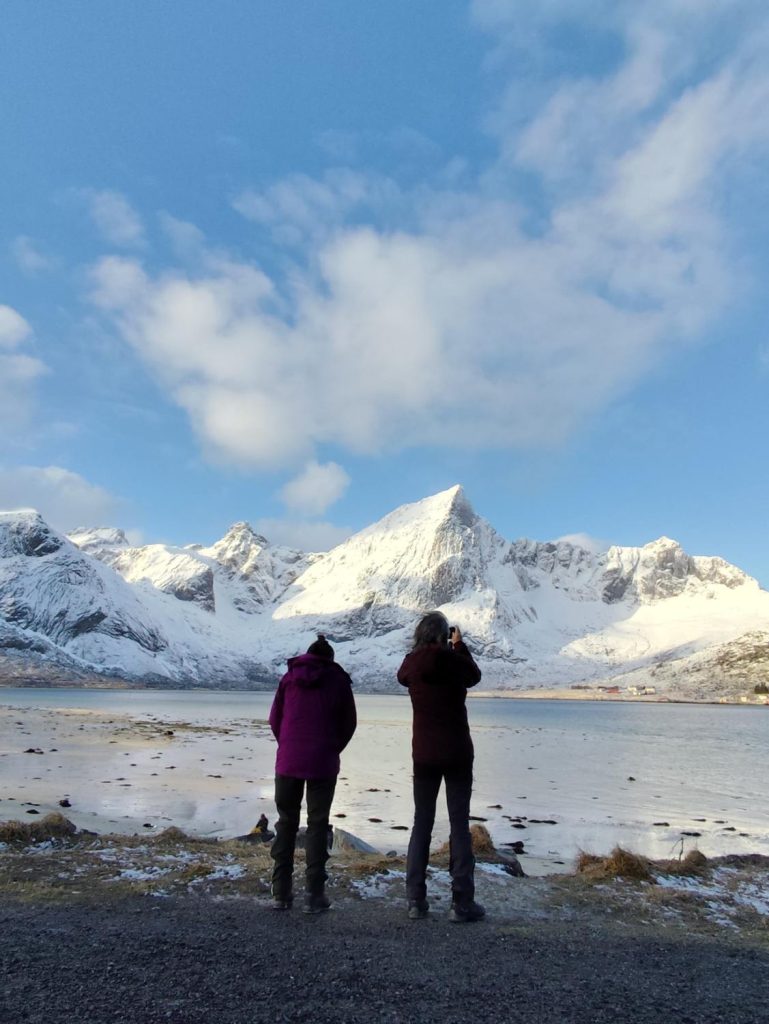 Raquetas de nieve en Lofoten