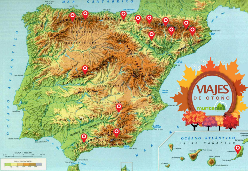Mapa España OTOÑO