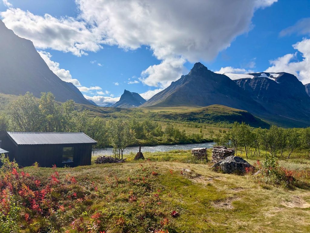 Refugio con vistas en el Kungsleden