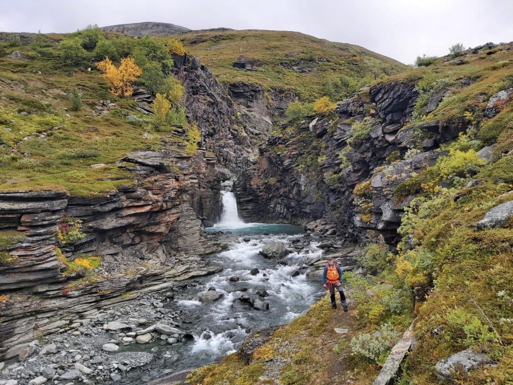 Paisaje del trekking del Kungsleden