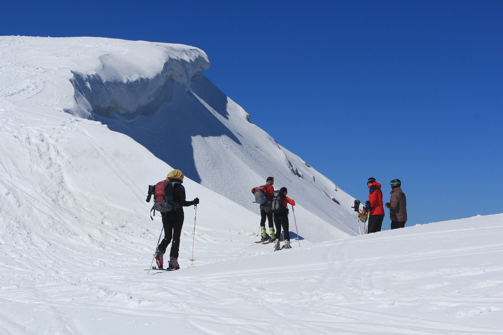 Esquí de montaña en los Altos y Bajos Tatras. Eslovaquia