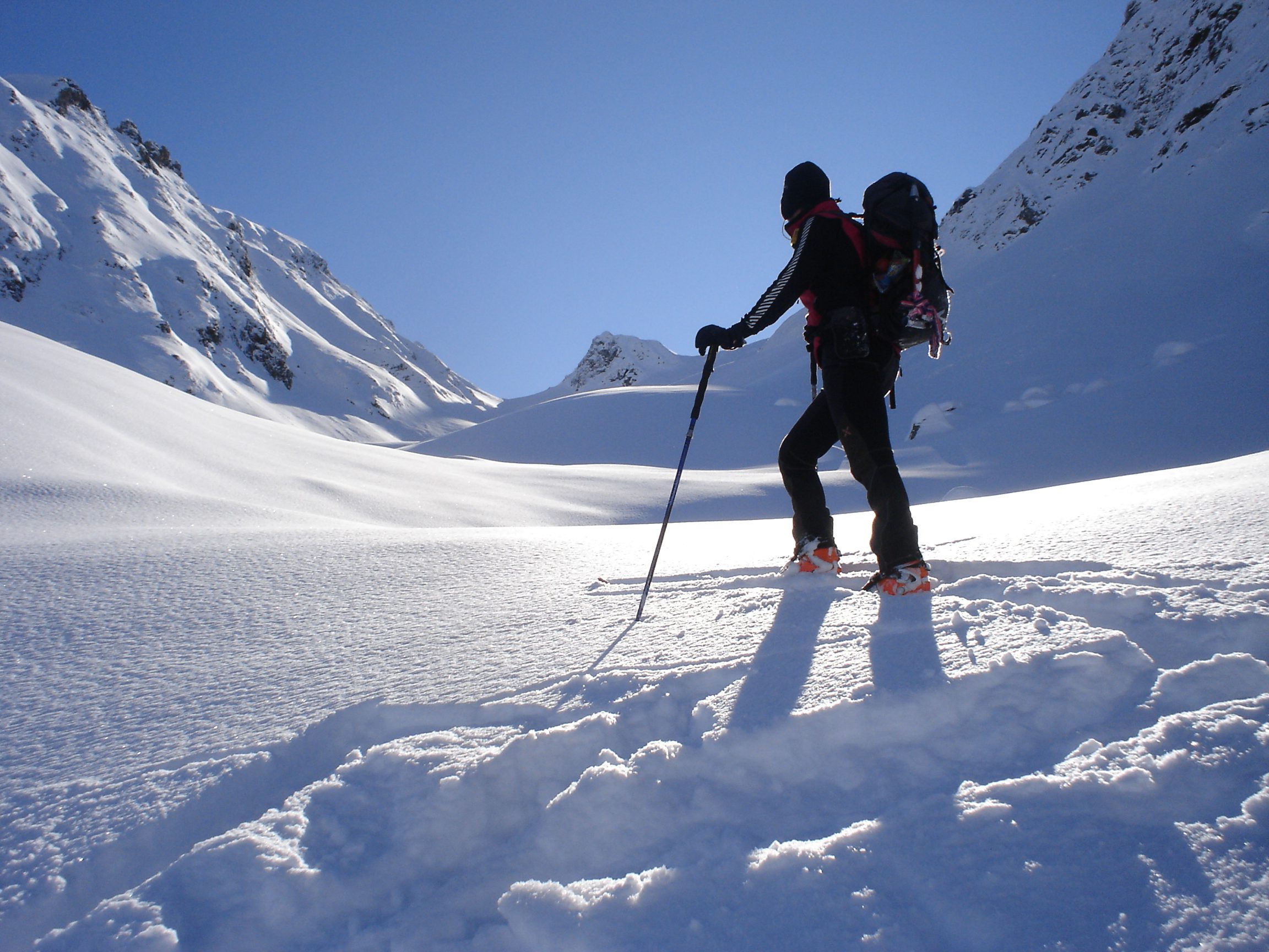 Esquí de montaña en el Pirineo francés. Luchon