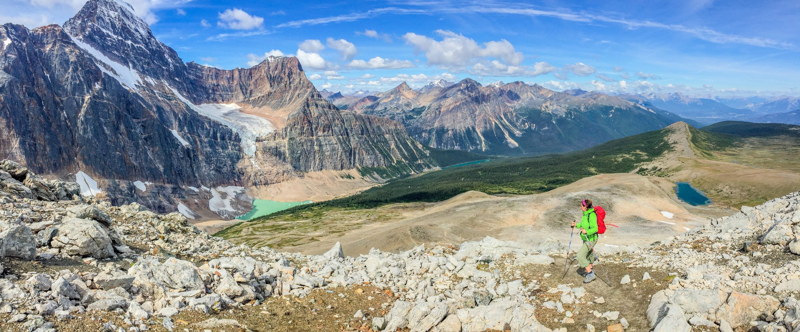 Rocosas canadienses, colores de otoño. Senderismo y trekking en Banff, Yoho y Jasper