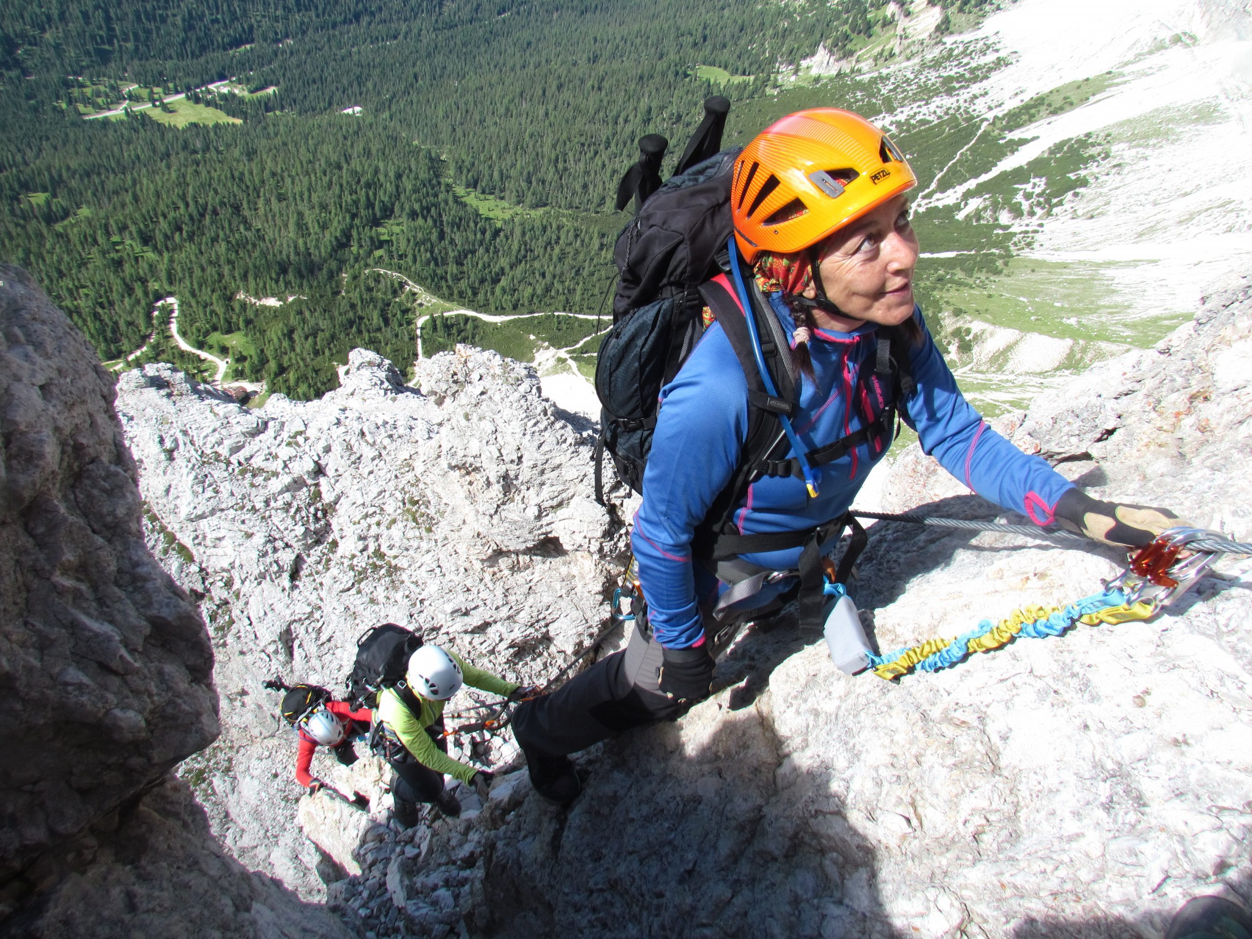 Dolomitas. Ferratas para iniciados en los Alpes Italianos. Ascenso a la Marmolada.