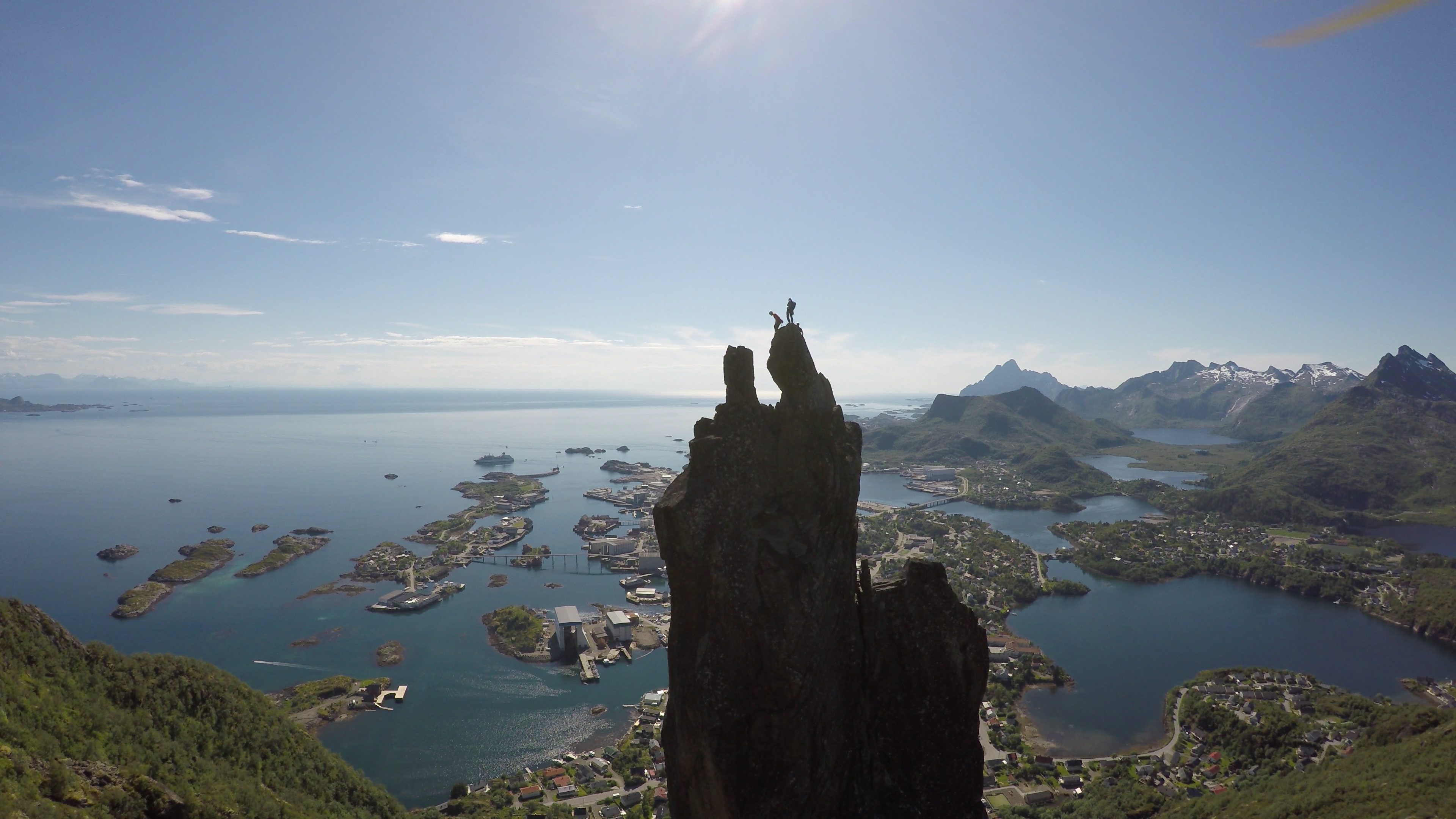 Escaladas en las Islas Lofoten, Noruega.