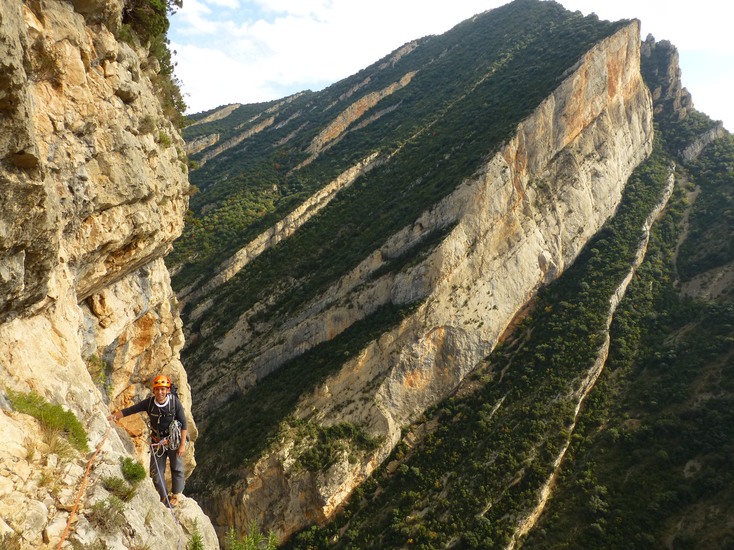 Escalada en Terradets (vía CADE) y Collegats (vía Tánger)