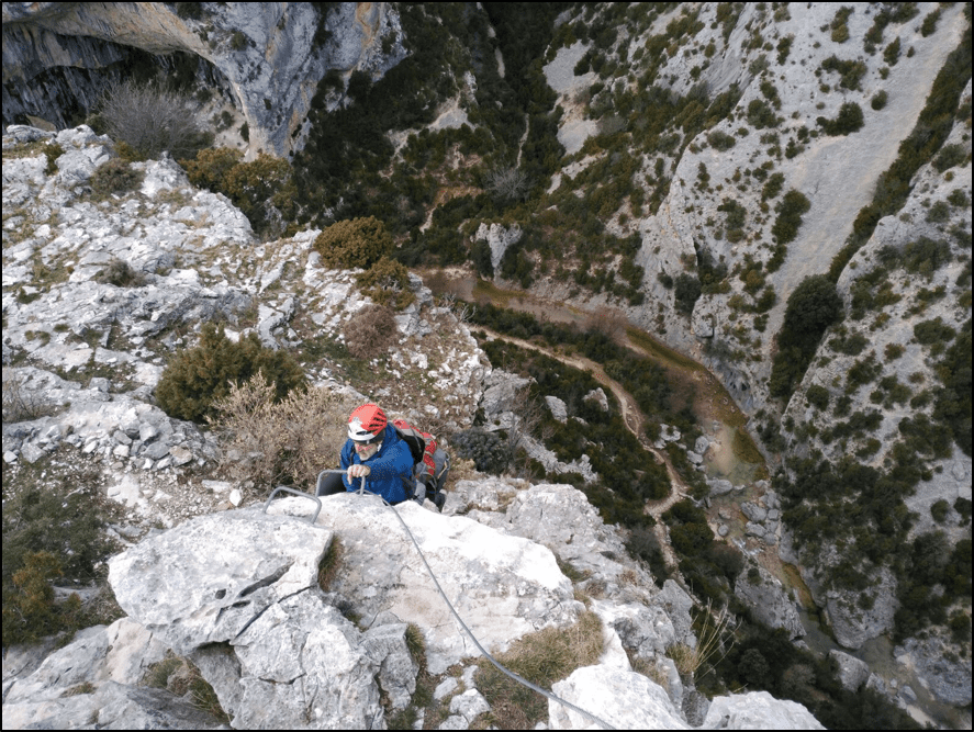 Ferratas en el Prepirineo Aragonés. Rodellar, Bierge y Olvena