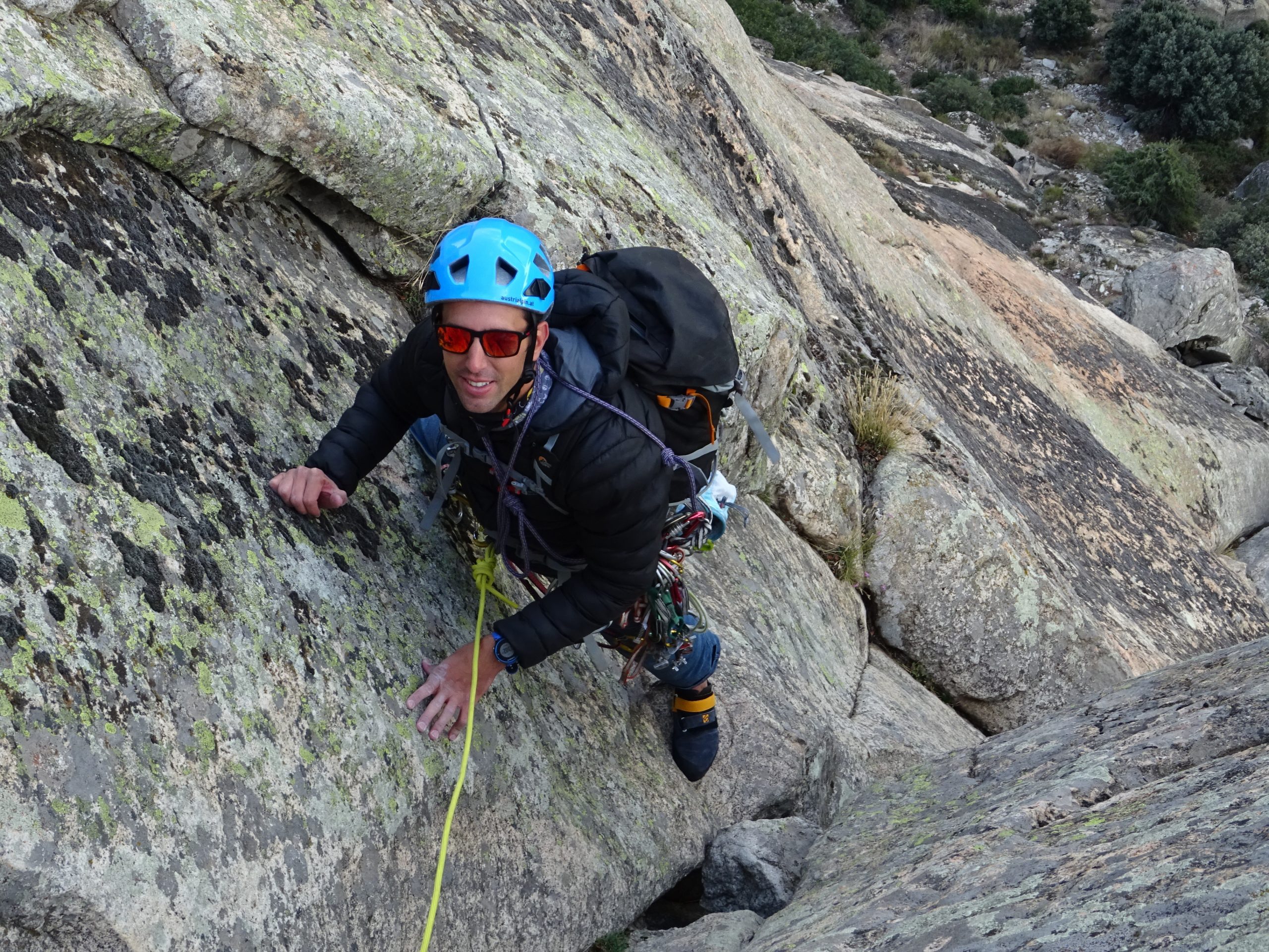 Escaladas en el Sistema Central. La Pedriza y el Pico de la Miel