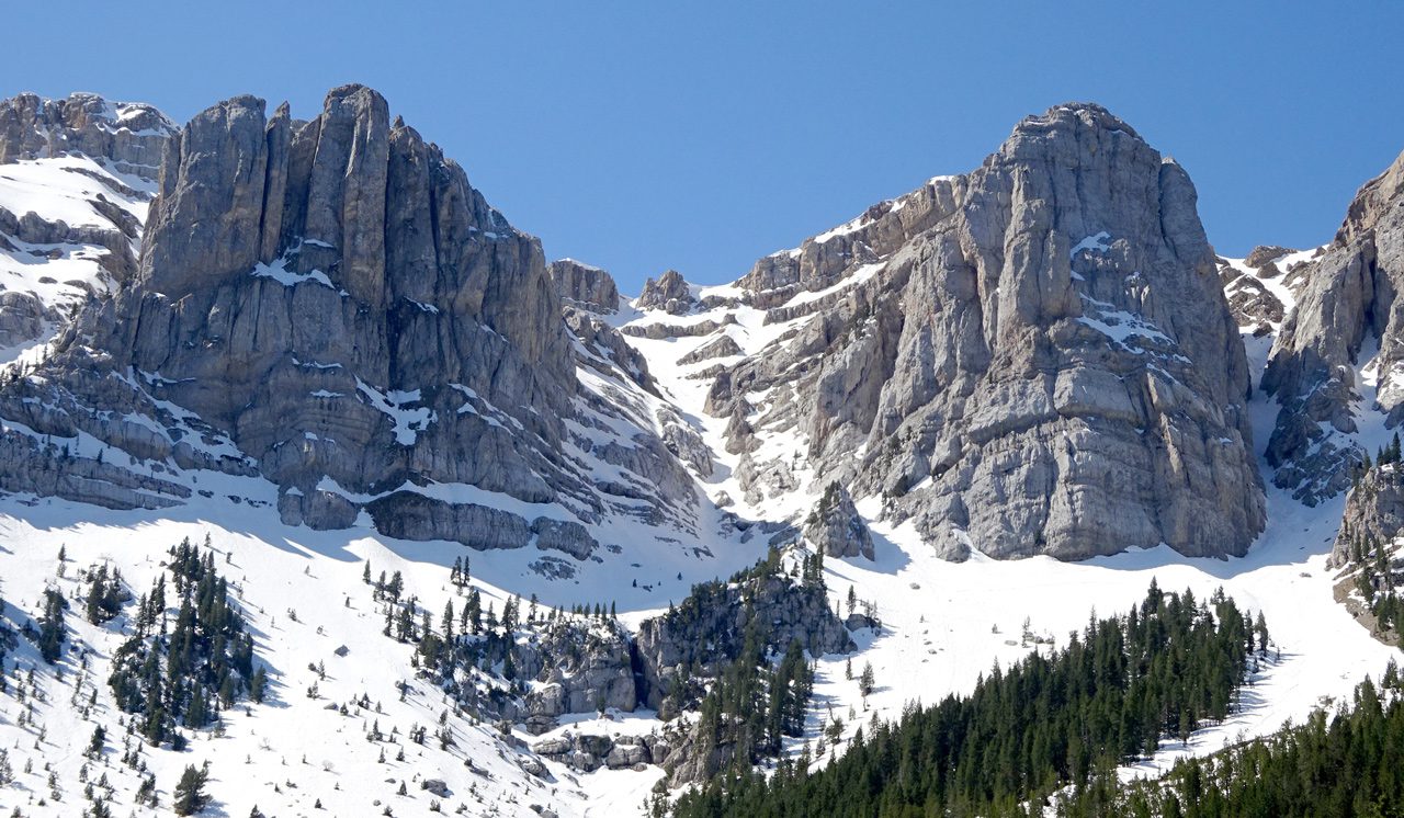 La Canal del l´Ordiguer. Sierra del Cadí. Pirineo Catalán