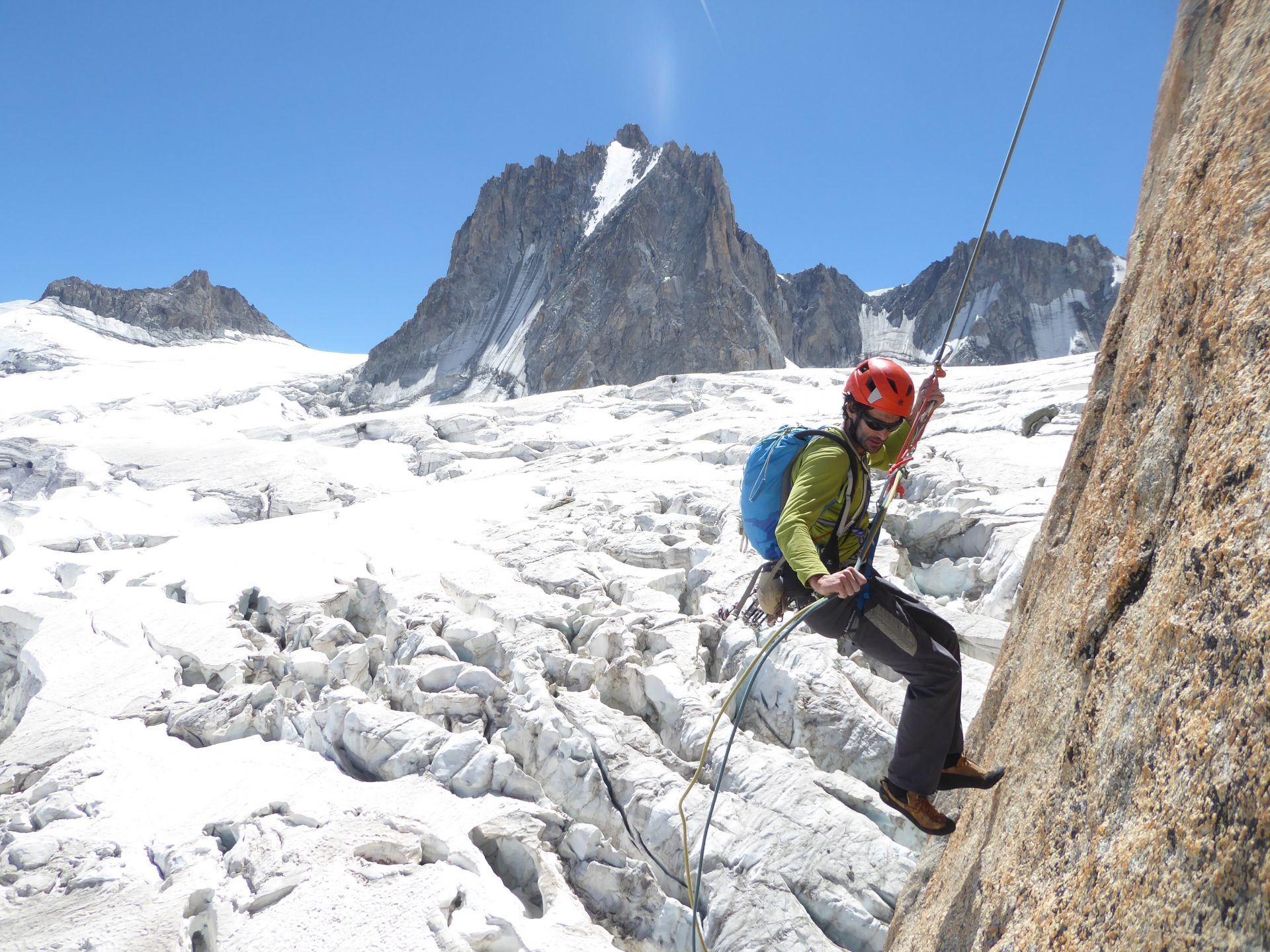 Chamonix, Alpes. Escalada en roca. Grandes clásicas