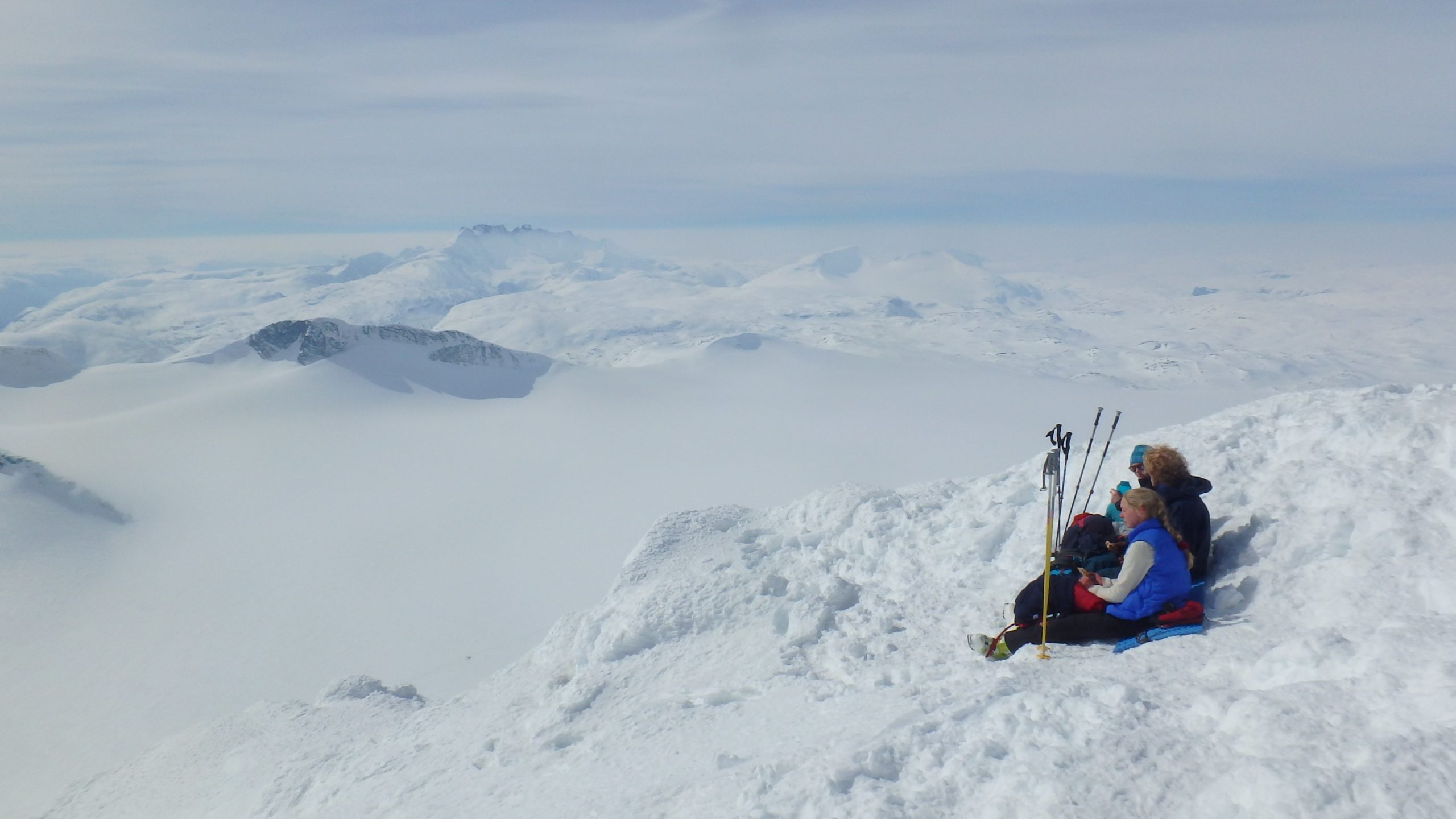 Jotunheimen, Noruega. Alta ruta de esquí de montaña