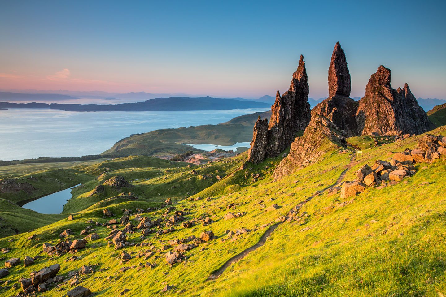 Senderismo en las Highlands. Escocia