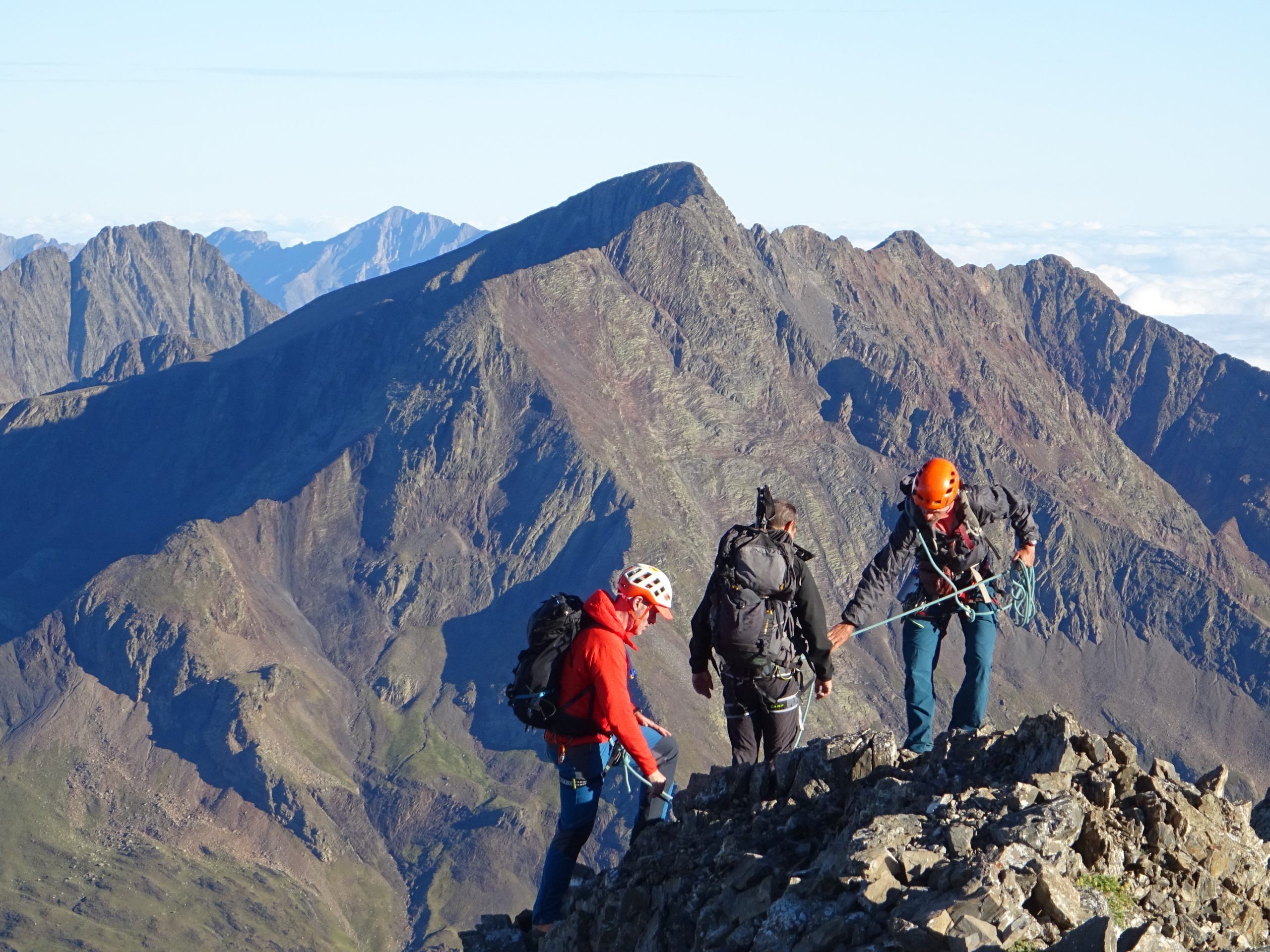 Cresta Espadas-Posets. Pirineo Aragonés