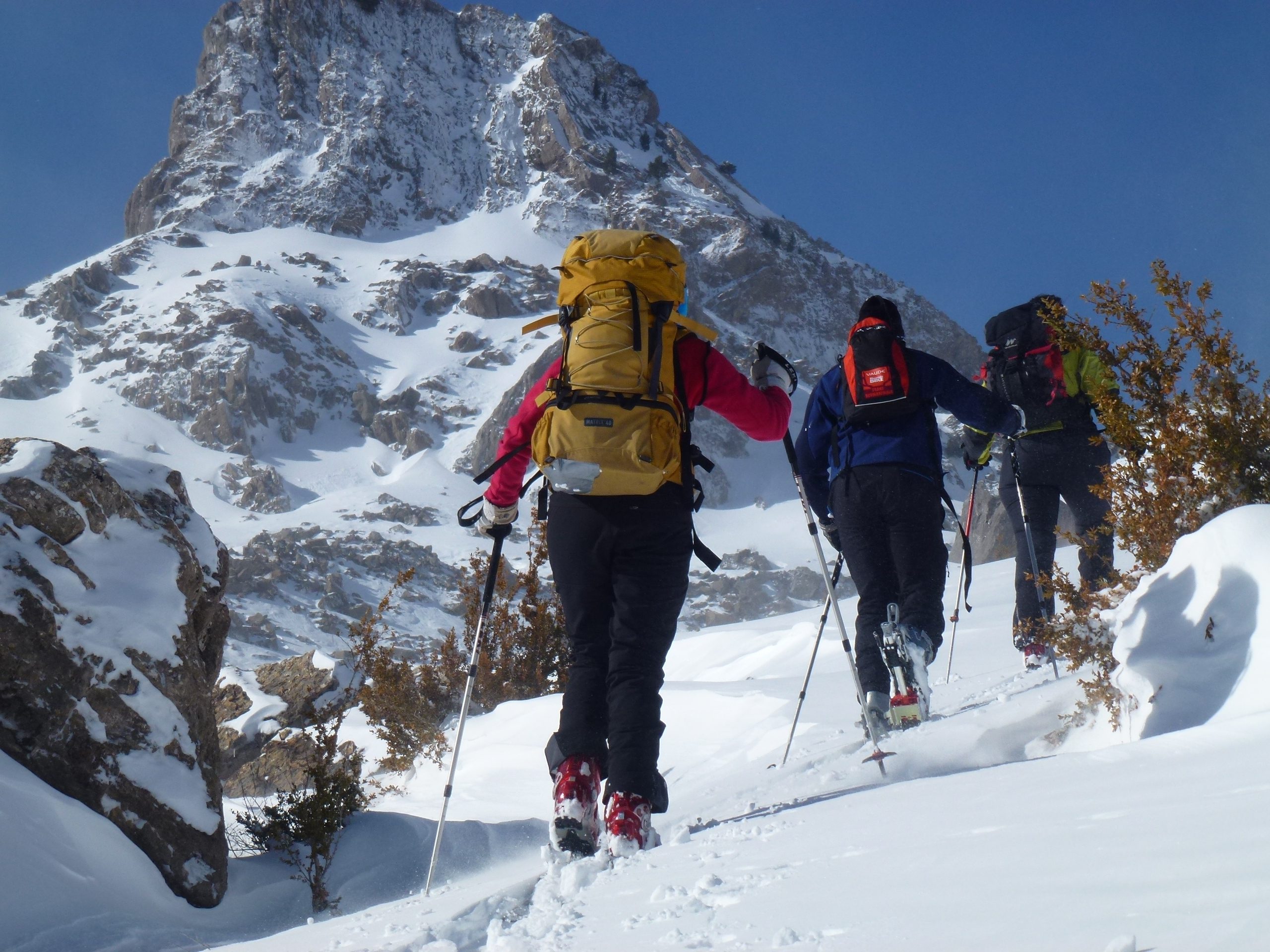 Aspe, Bisaurín, Lecherín y Bernera. Pirineos. Esquí de montaña