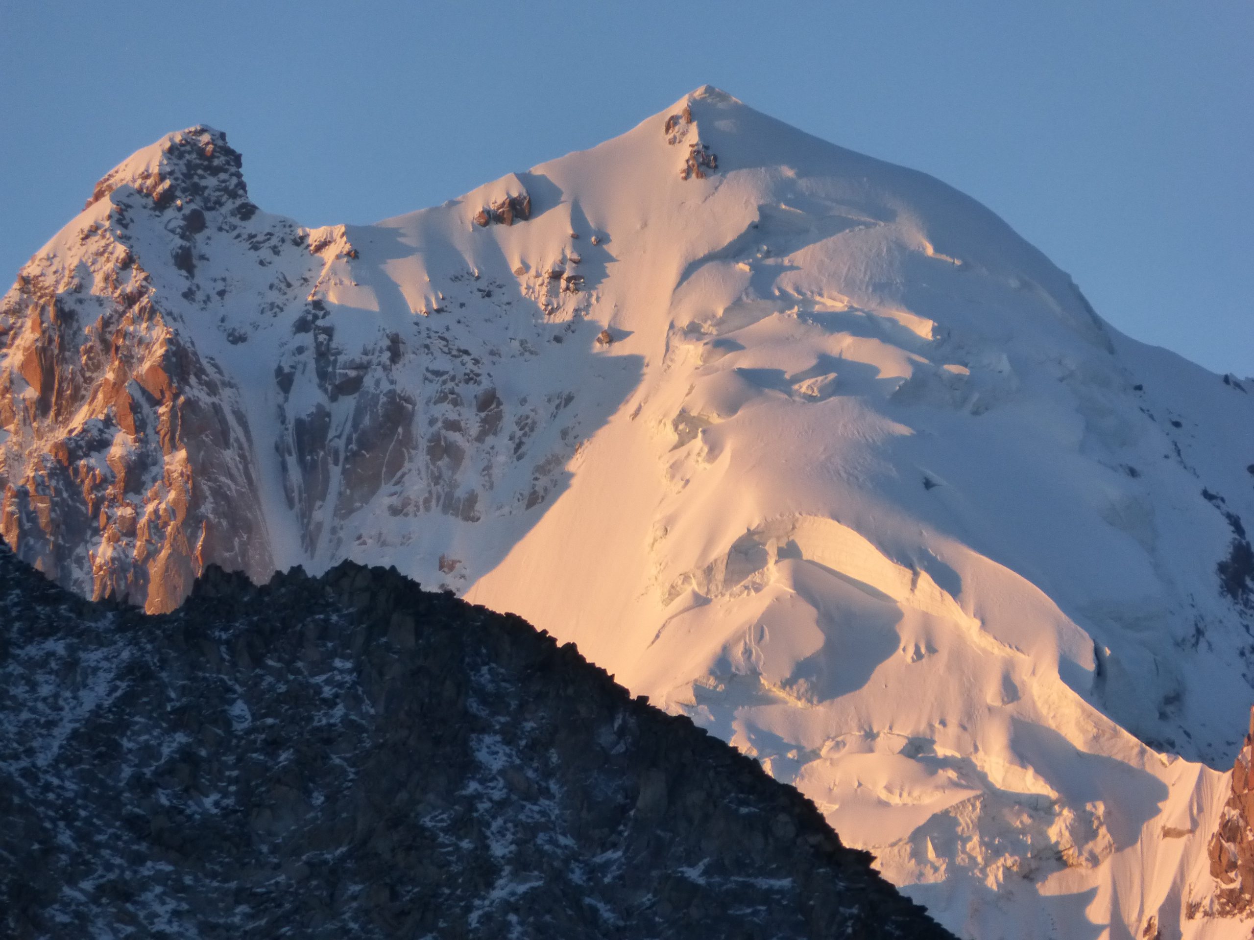 Aiguille Verte. Corredor Whymper