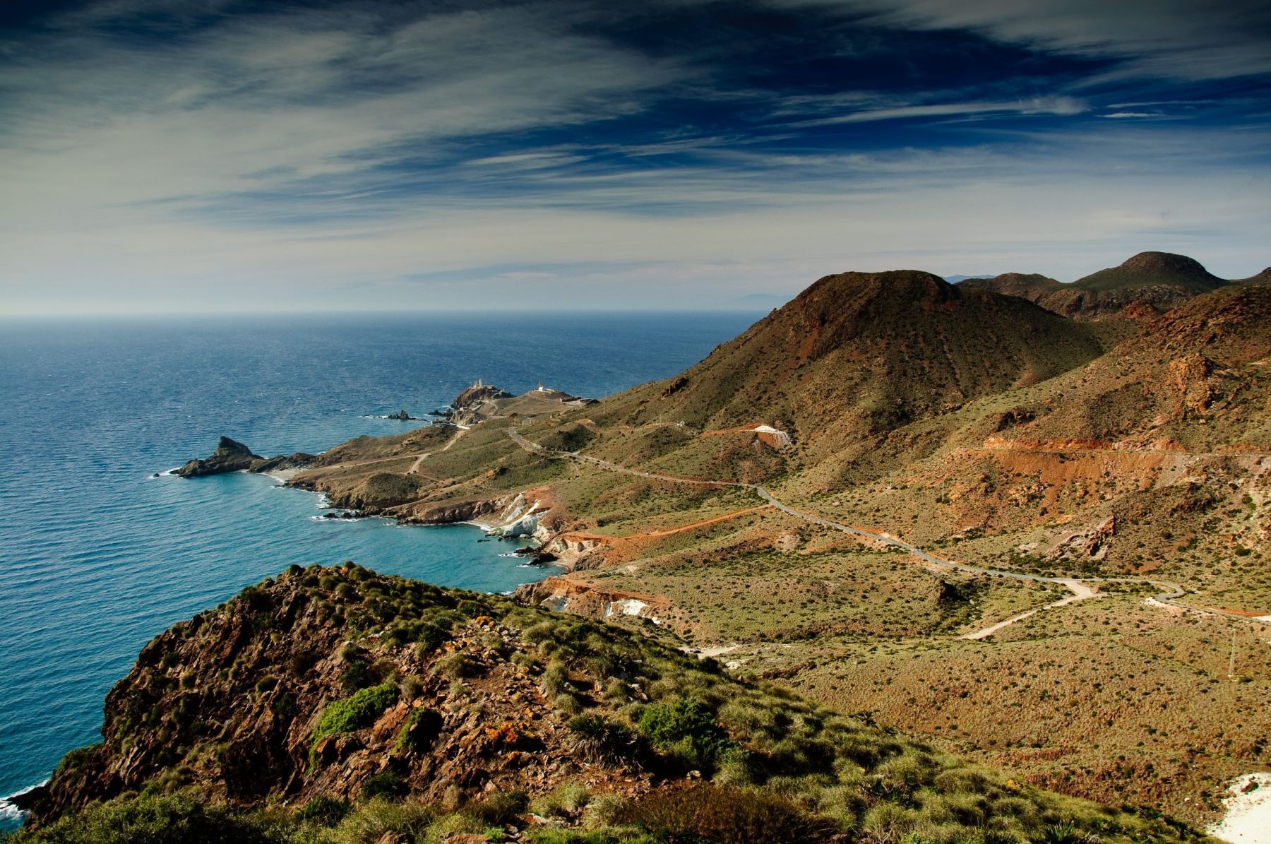 El Parque Natural de Cabo de Gata –Nijar (Almería). Cicloturismo en el Mediterráneo a la sombra de volcanes.