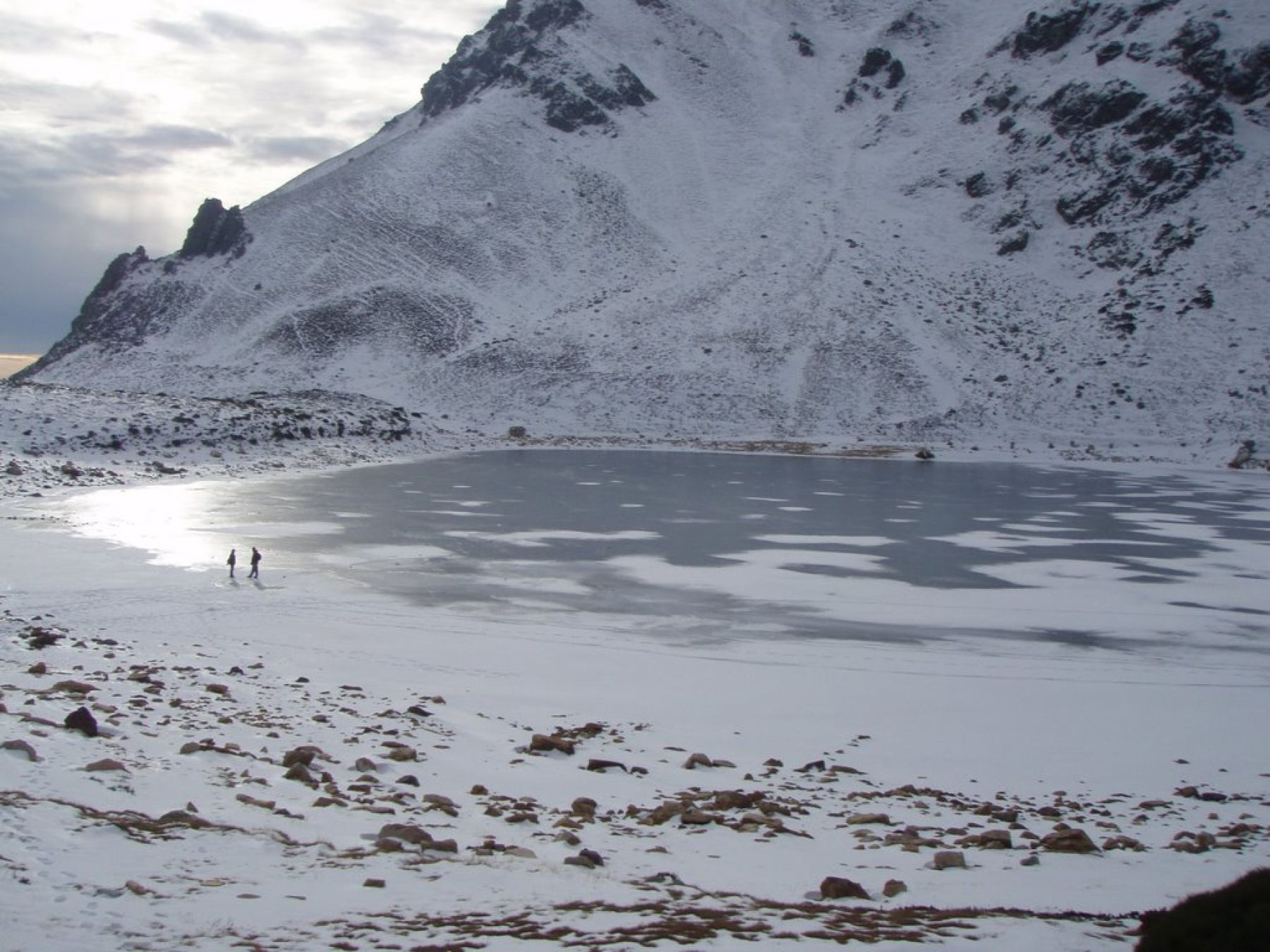 Montaña de San Isidro con raquetas