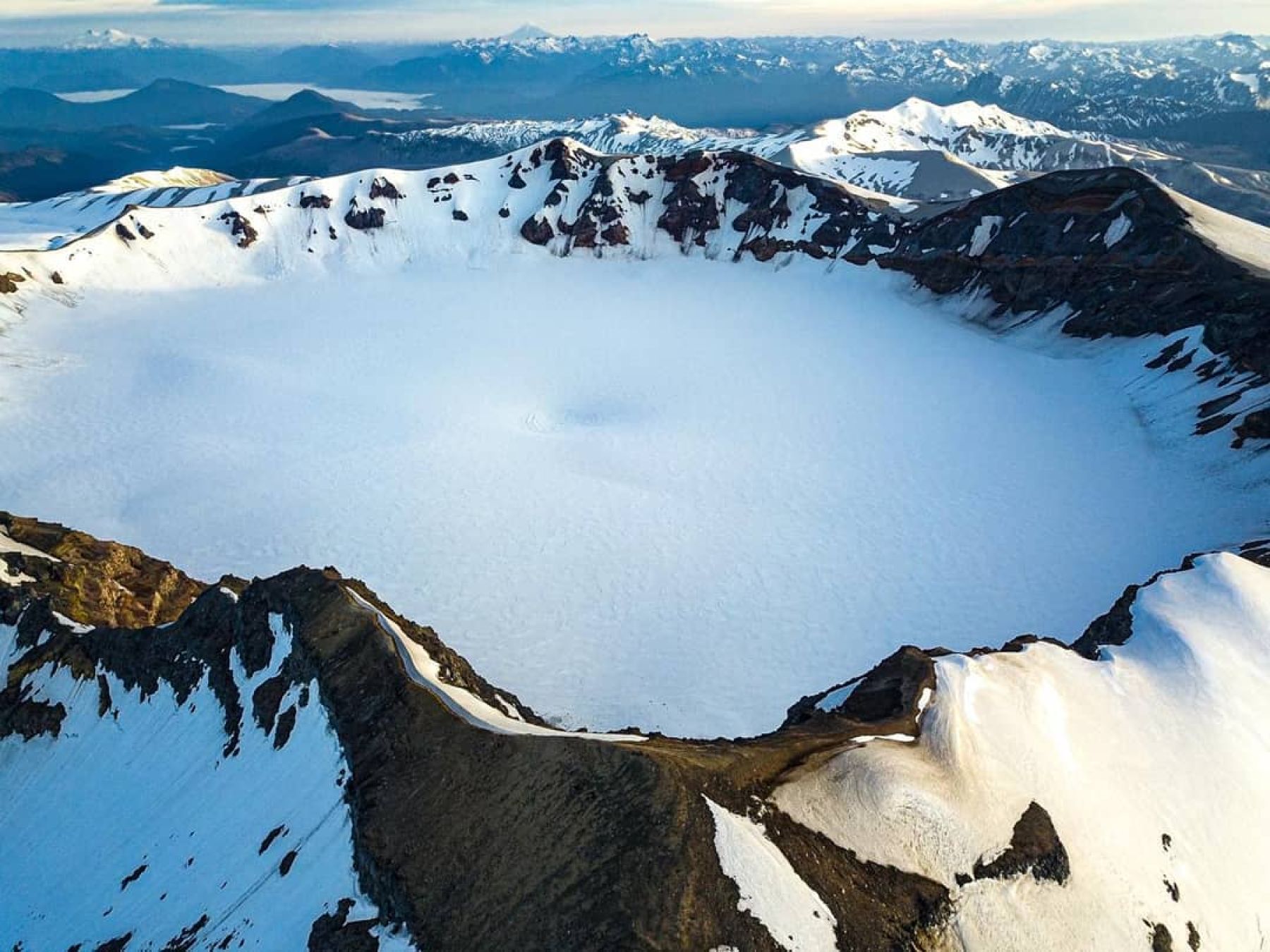 Ascensiones a los volcanes del sur de Chile