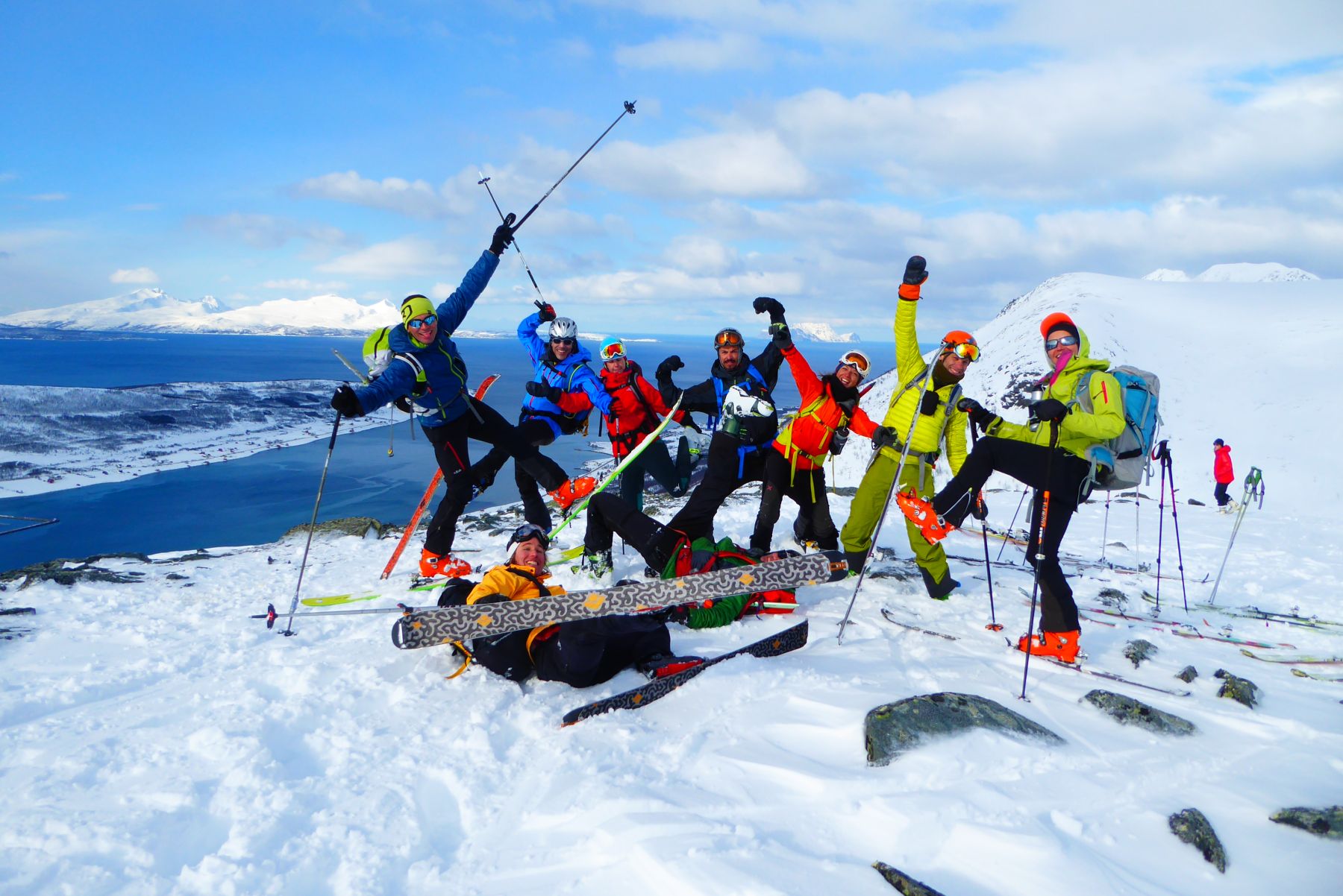 Alpes de Lyngen: esquí en el círculo polar ártico