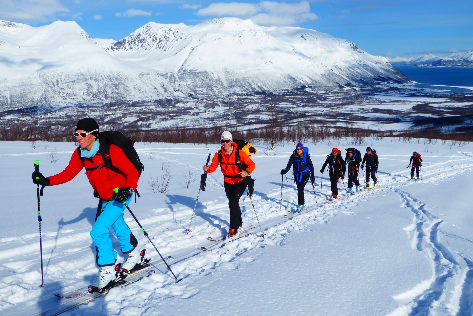 Alpes de Lyngen: esquí en el círculo polar ártico