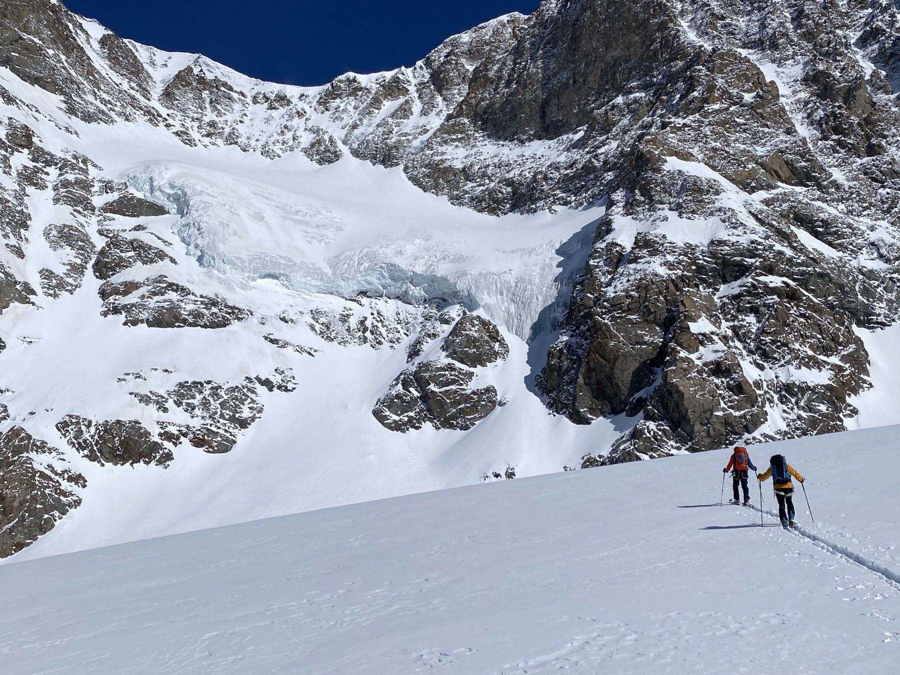 Alta Ruta del Piz Bernina, Alpes. Esquí de montaña