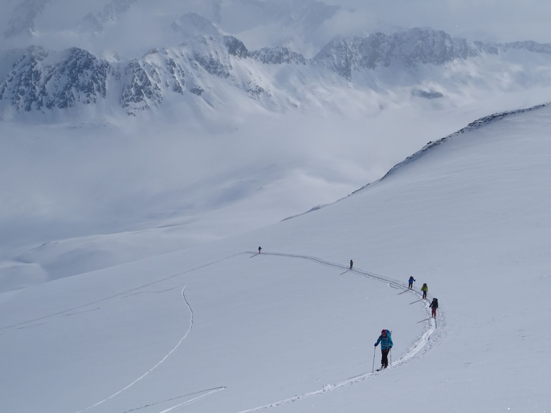 Ötztal. Alta Ruta de Esquí de montaña en Tirol, Austria.