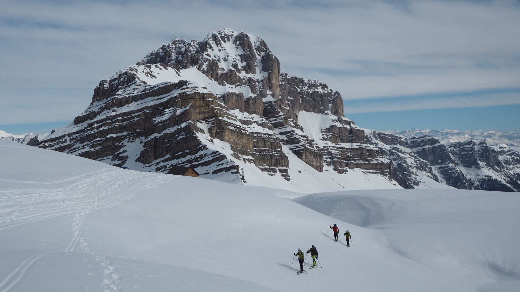Dolomitas de Brenta y Adamello. Esquí de Montaña