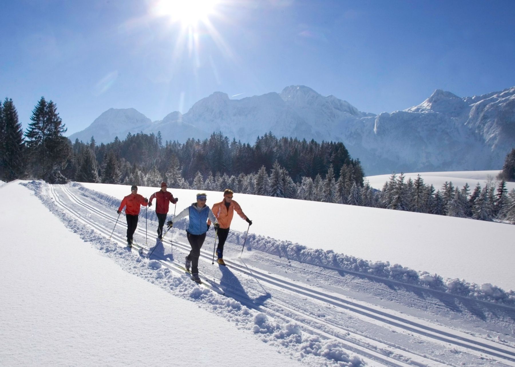 Esquí de fondo en Ramsau. Austria