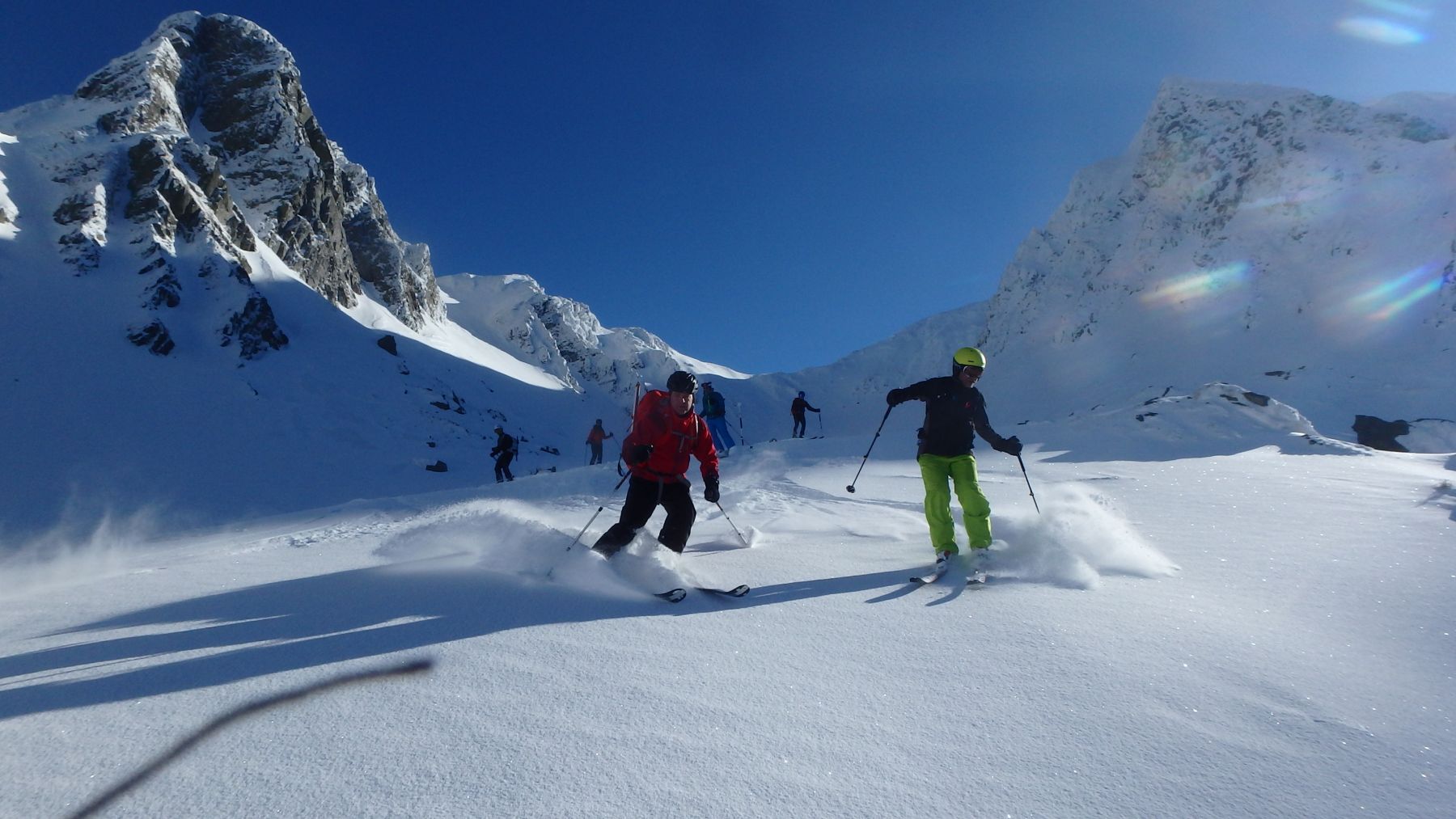 Esquí de montaña en Rumanía. La Cordillera de los Cárpatos