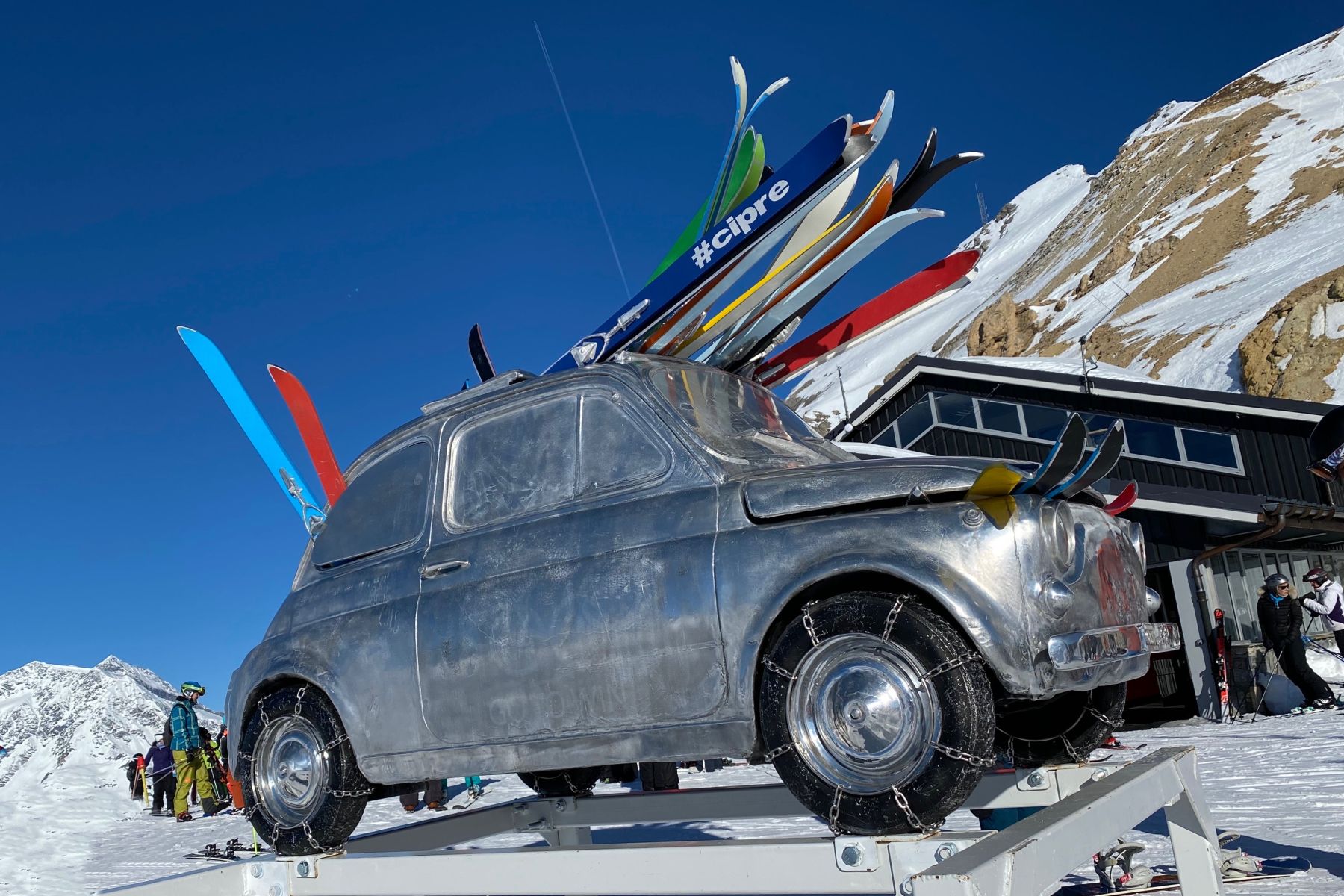 Esquí de montaña. Valle de Bourg-Saint-Maurice. Alpes franceses