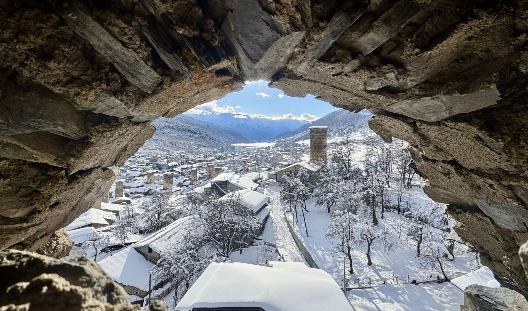 Georgia. Esquí de montaña en Svaneti