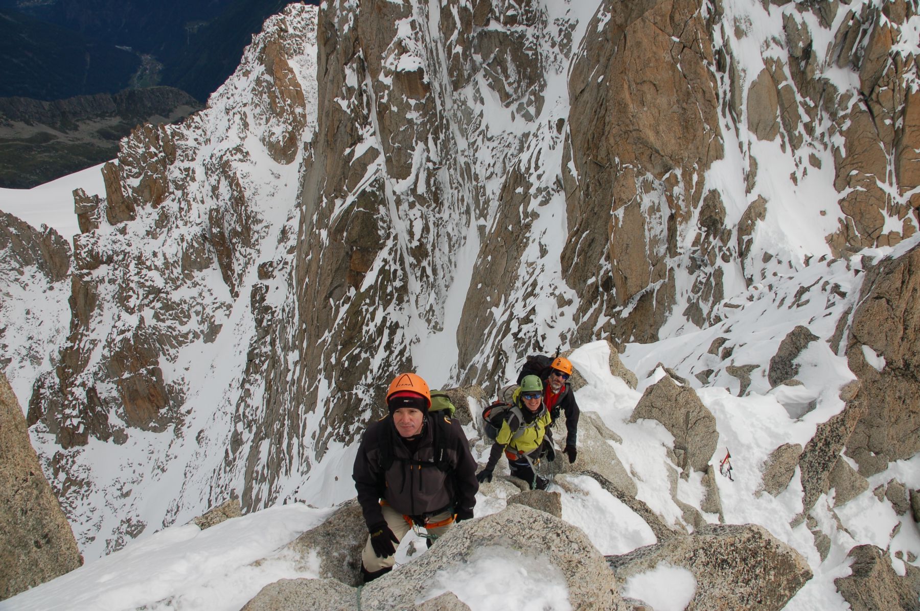 Curso de progresión en crestas y aristas