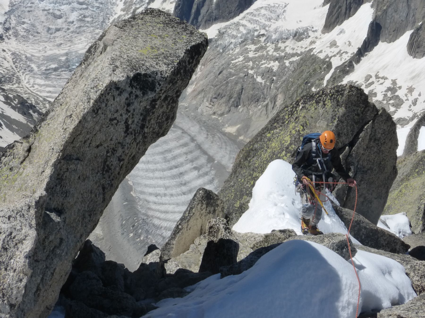Curso de progresión en crestas y aristas