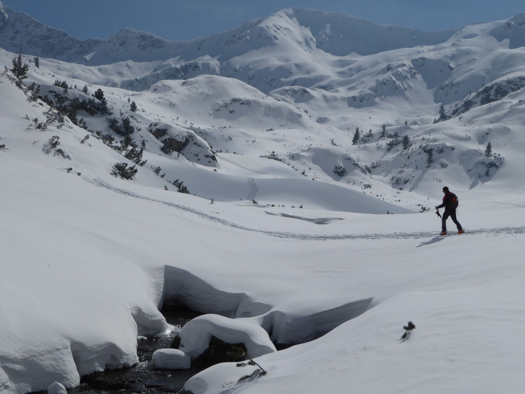 Ascensiones con raquetas en Bulgaria. Rila y Pirin. Balcanes.
