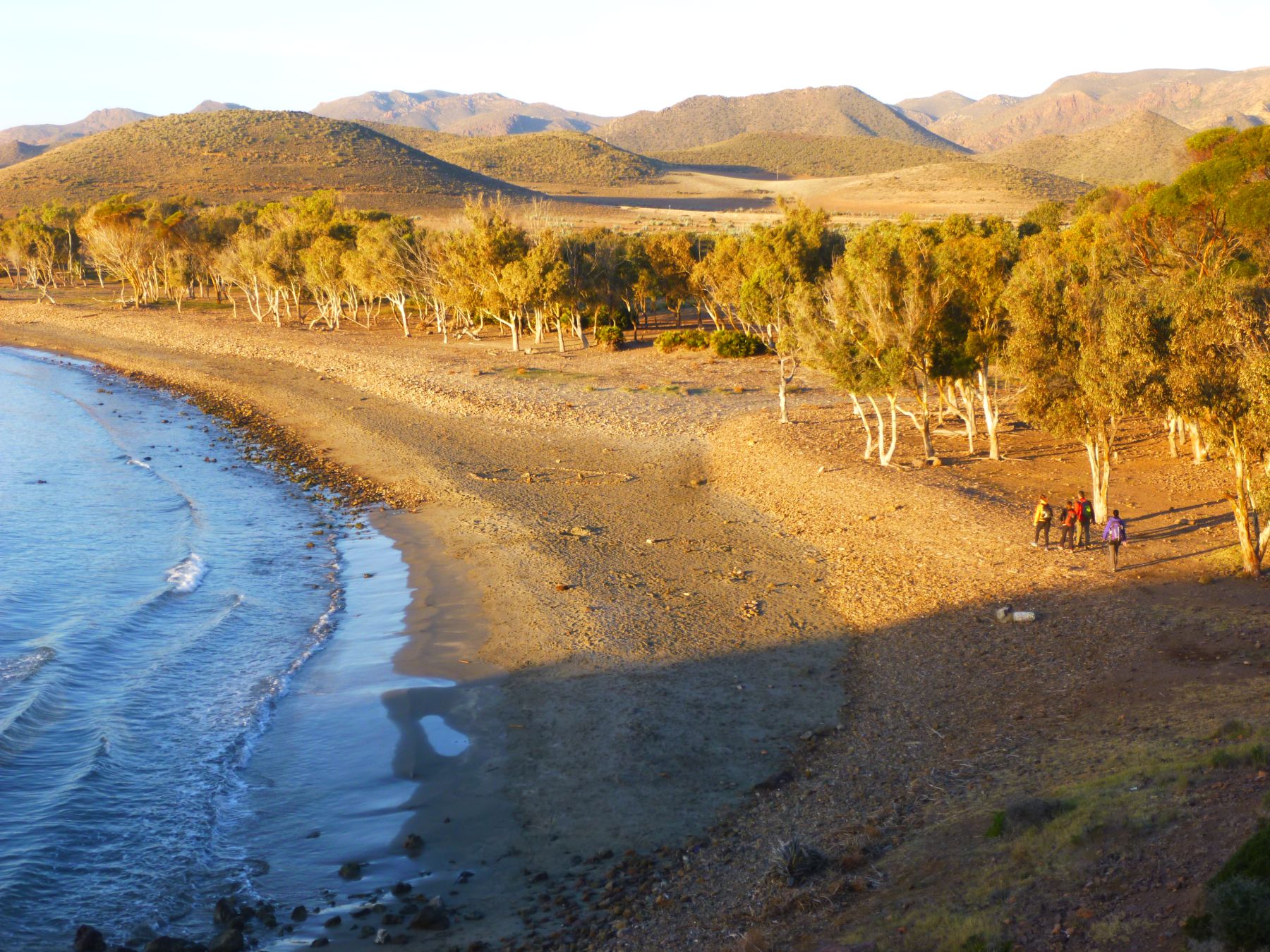 Senderismo en el Cabo de Gata, Almería. Andalucía