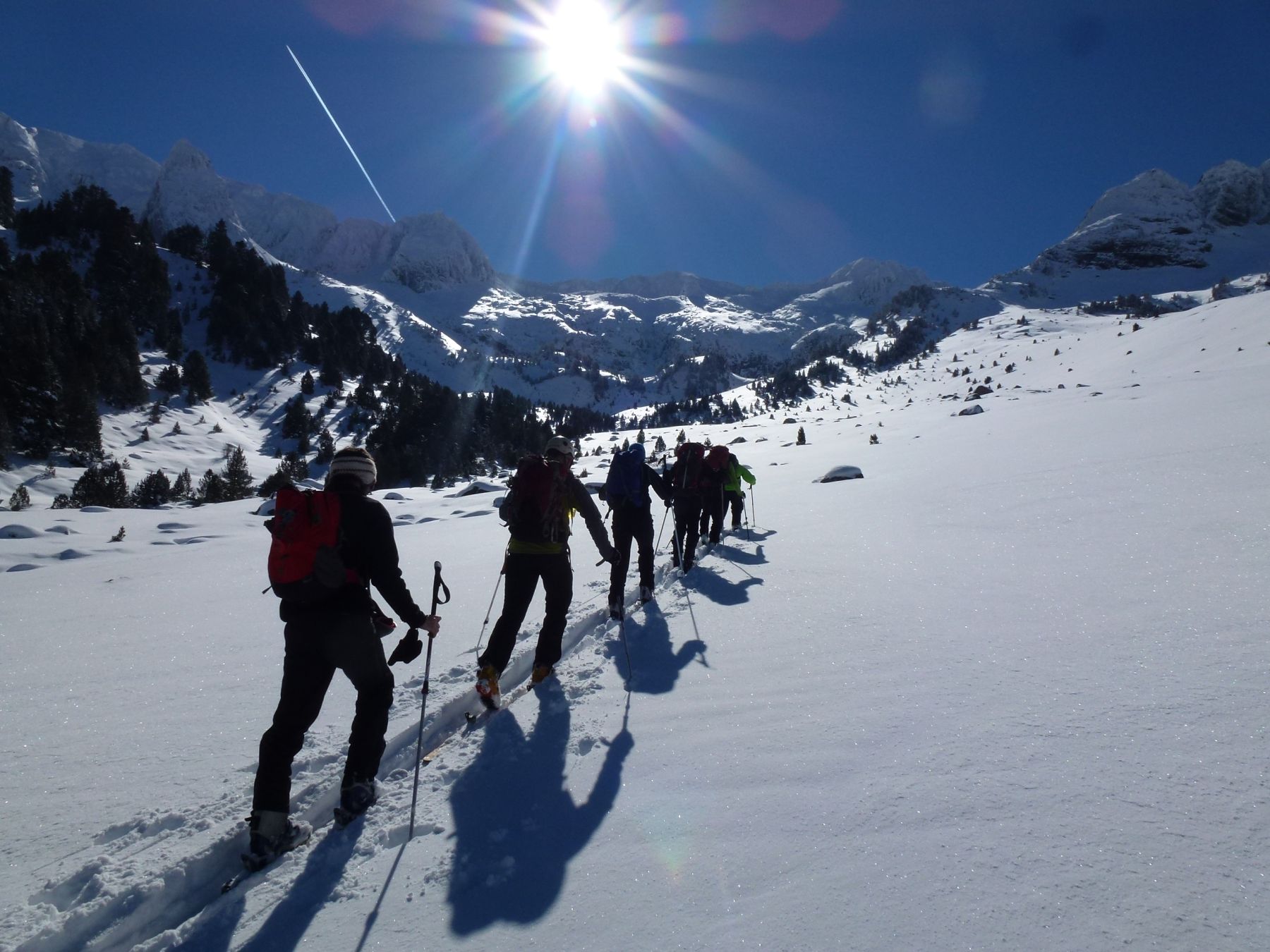 Valle de Arán, Pirineos. Recorridos de Esquí de Montaña