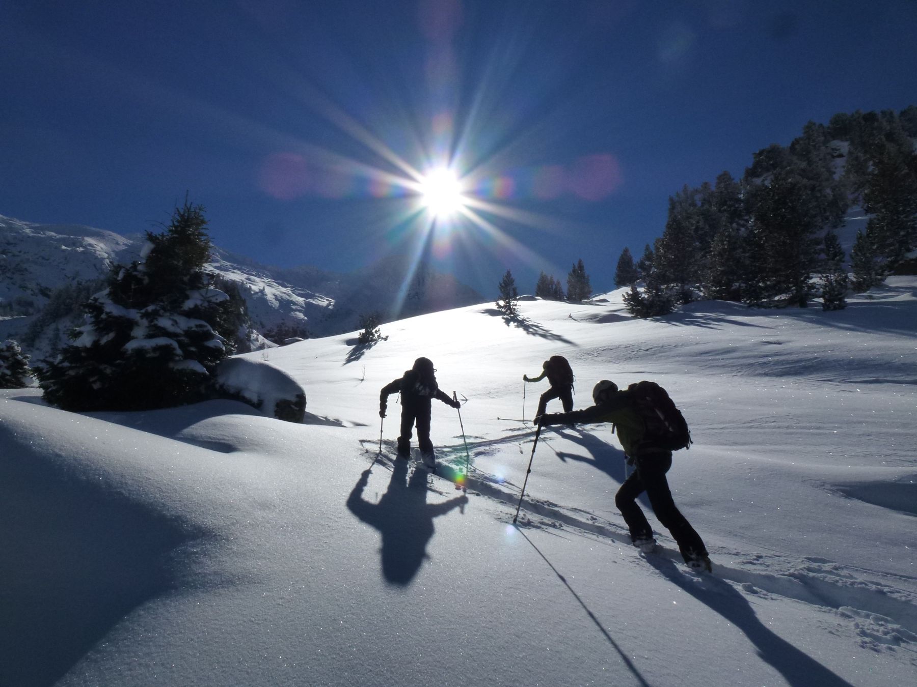 Valle de Arán, Pirineos. Recorridos de Esquí de Montaña