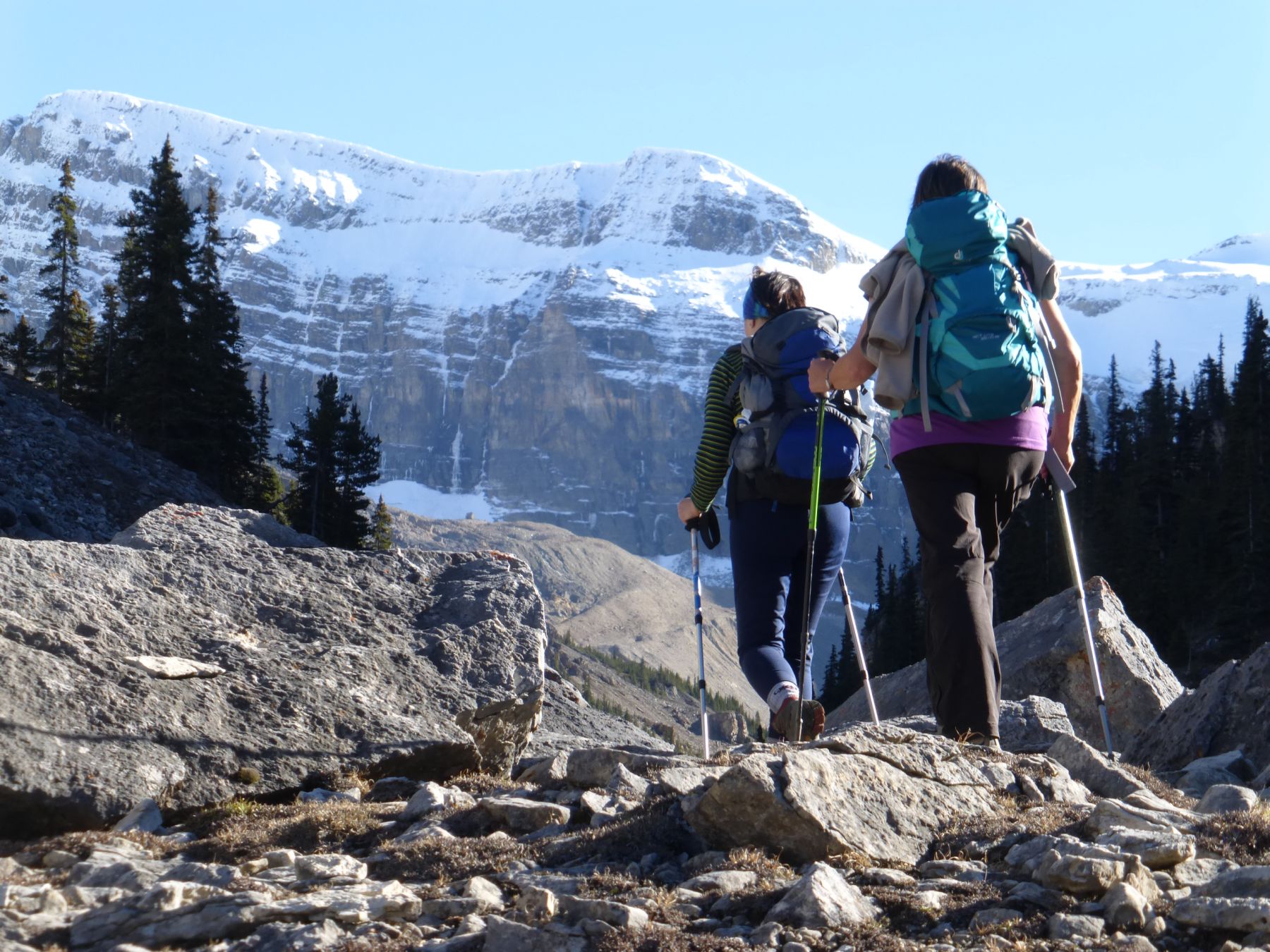 Rocosas canadienses, colores de otoño. Senderismo y trekking en Banff, Yoho y Jasper