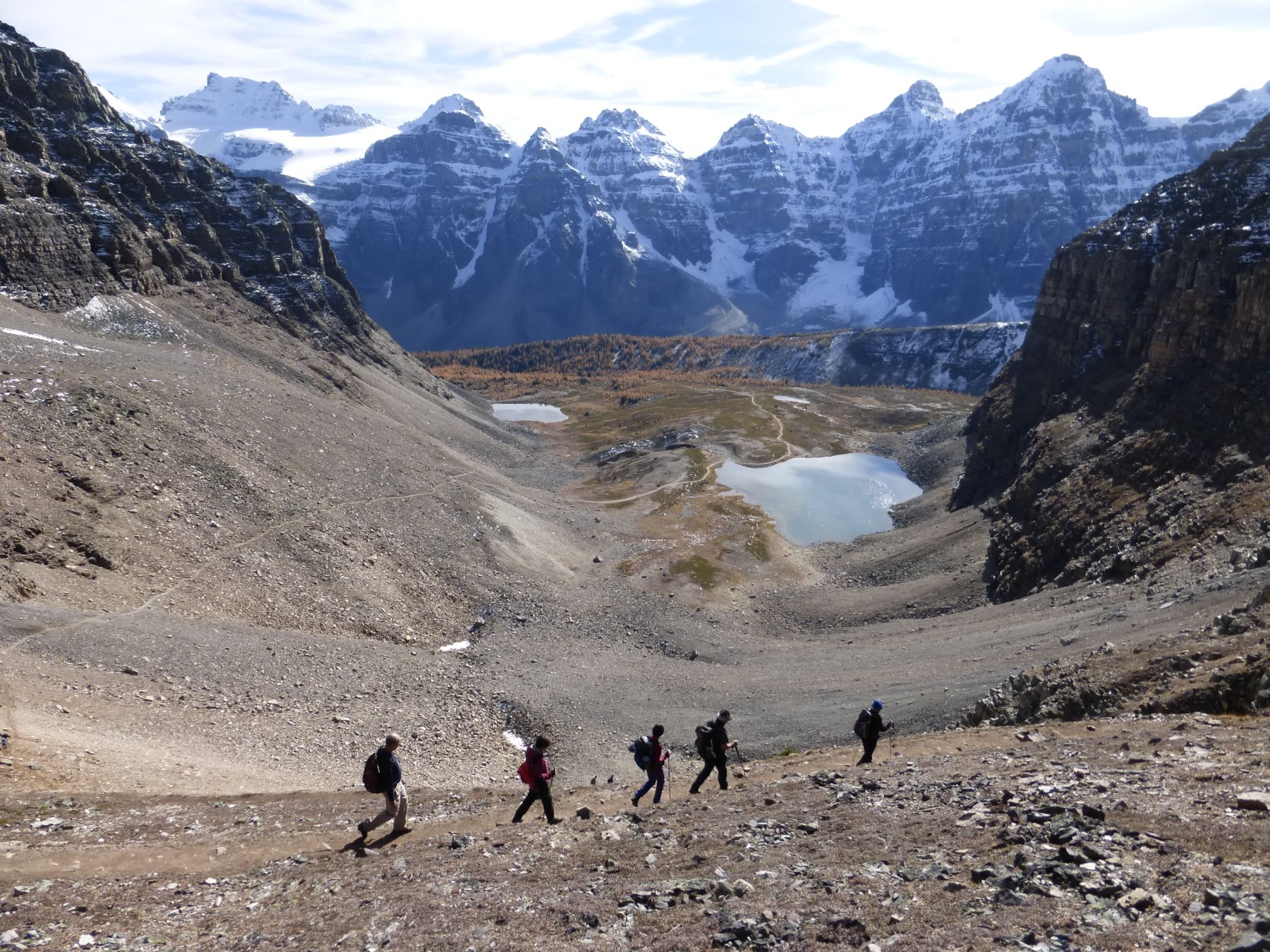 Rocosas canadienses, colores de otoño. Senderismo y trekking en Banff, Yoho y Jasper