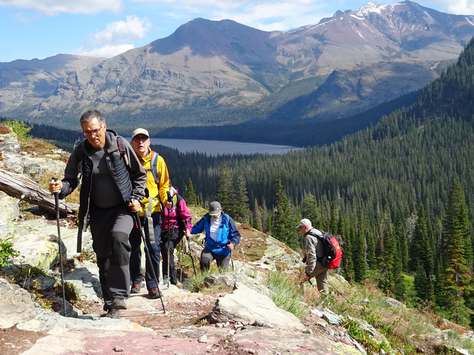 Trekking en los parques nacionales de Yellowstone, Glacier y Grand Teton. EEUU