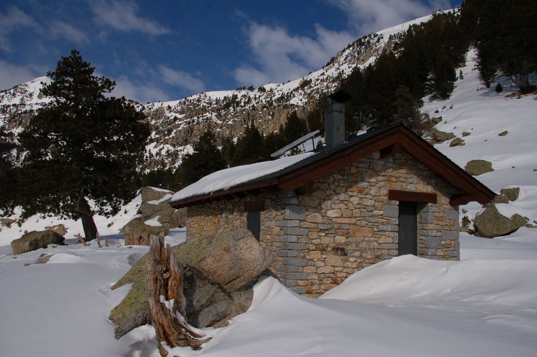 Raquetas de nieve en el Parque Natural del Alto Pirineo