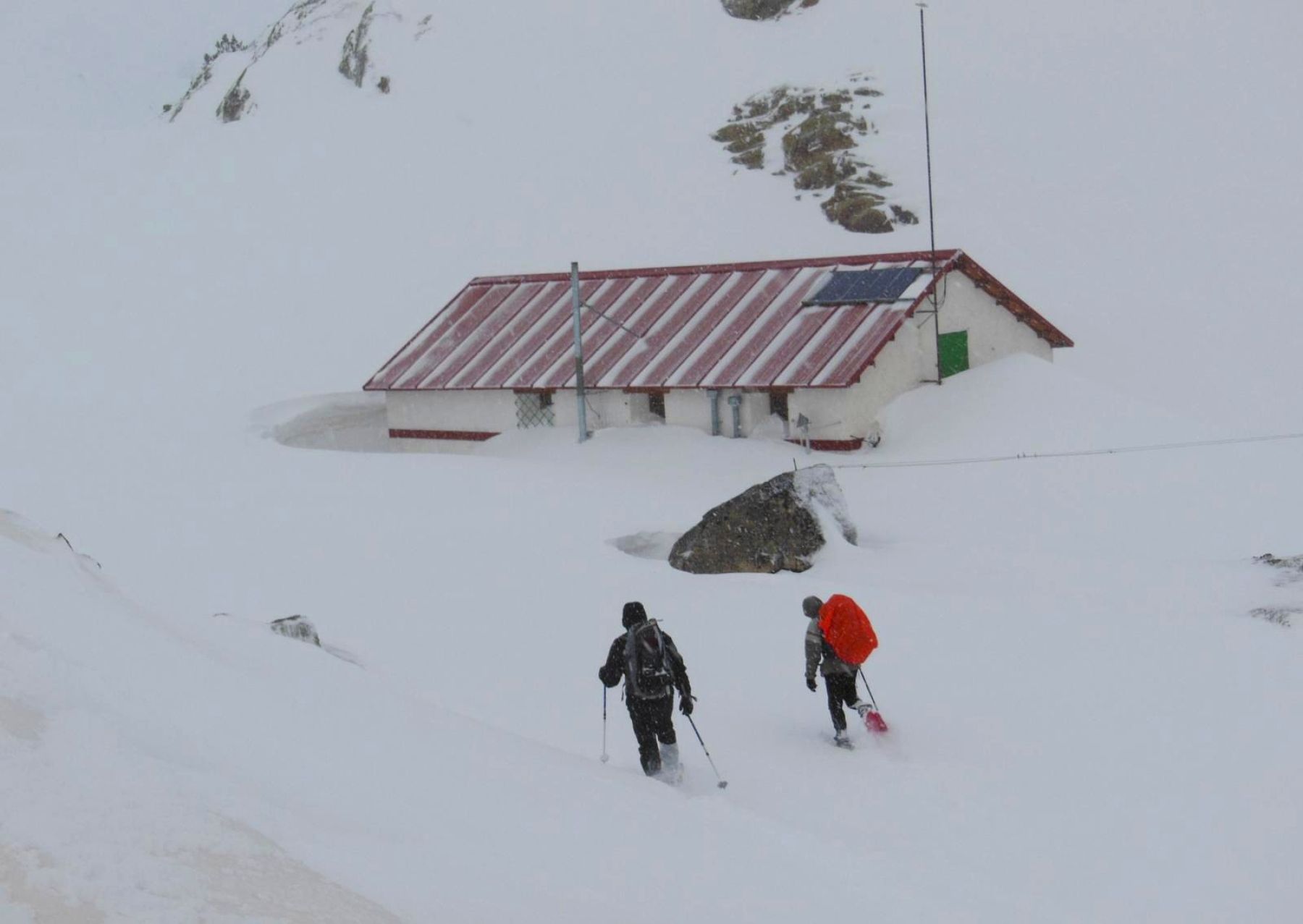Raquetas de nieve en el Parque Natural del Alto Pirineo