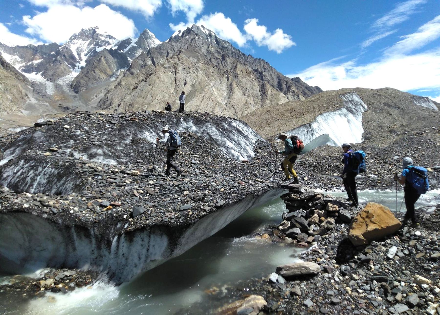 Trekking del Baltoro. Himalaya, pakistán. K2 y Gondogoro