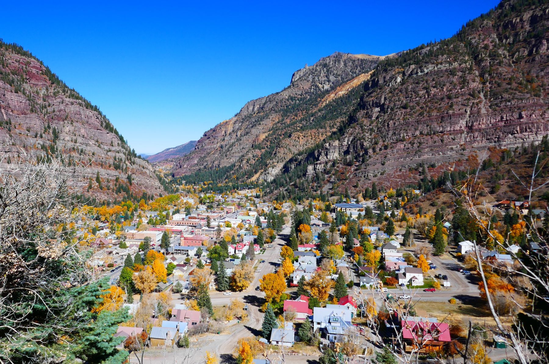 Otoño en las montañas de Colorado. EEUU