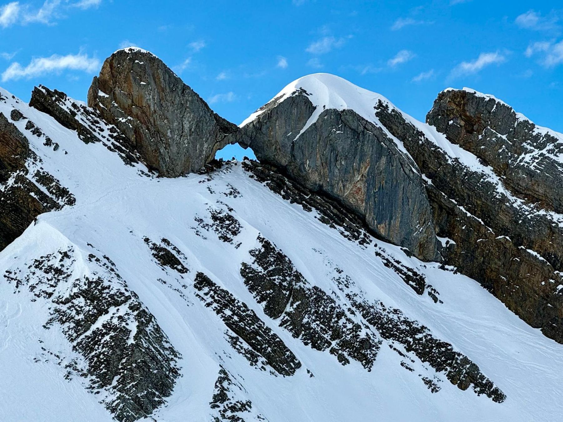 Esquí de montaña en los Aravis. Alpes franceses